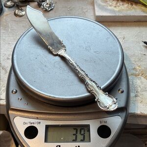Elegant Gorham Strasbourg Sterling Silver Butter Knife 
1890’s